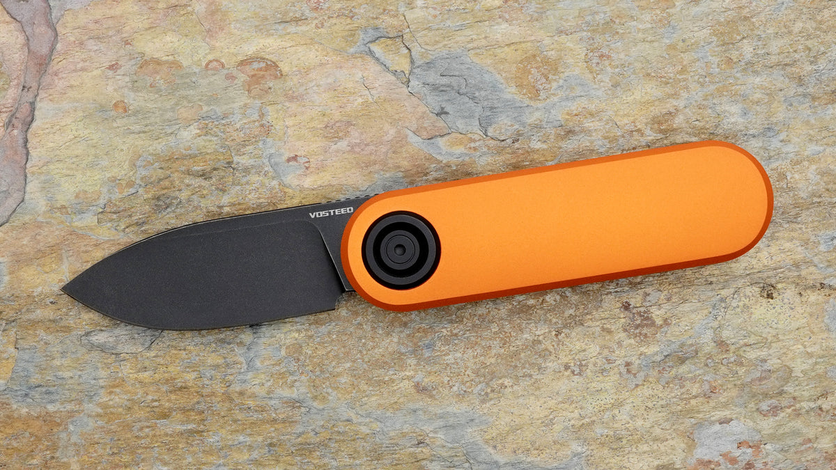 ウロコジグ Vosteed Corgi-V Vanchor Lock, Orange Aluminum Handle and Black