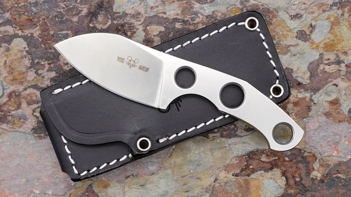GiantMouse GMF1-FS, Satin M390 Fixed Blade – Edgeworks Knife GiantMouse GMF1-FS, Satin M390 Fixed Blade – Edgeworks Knife