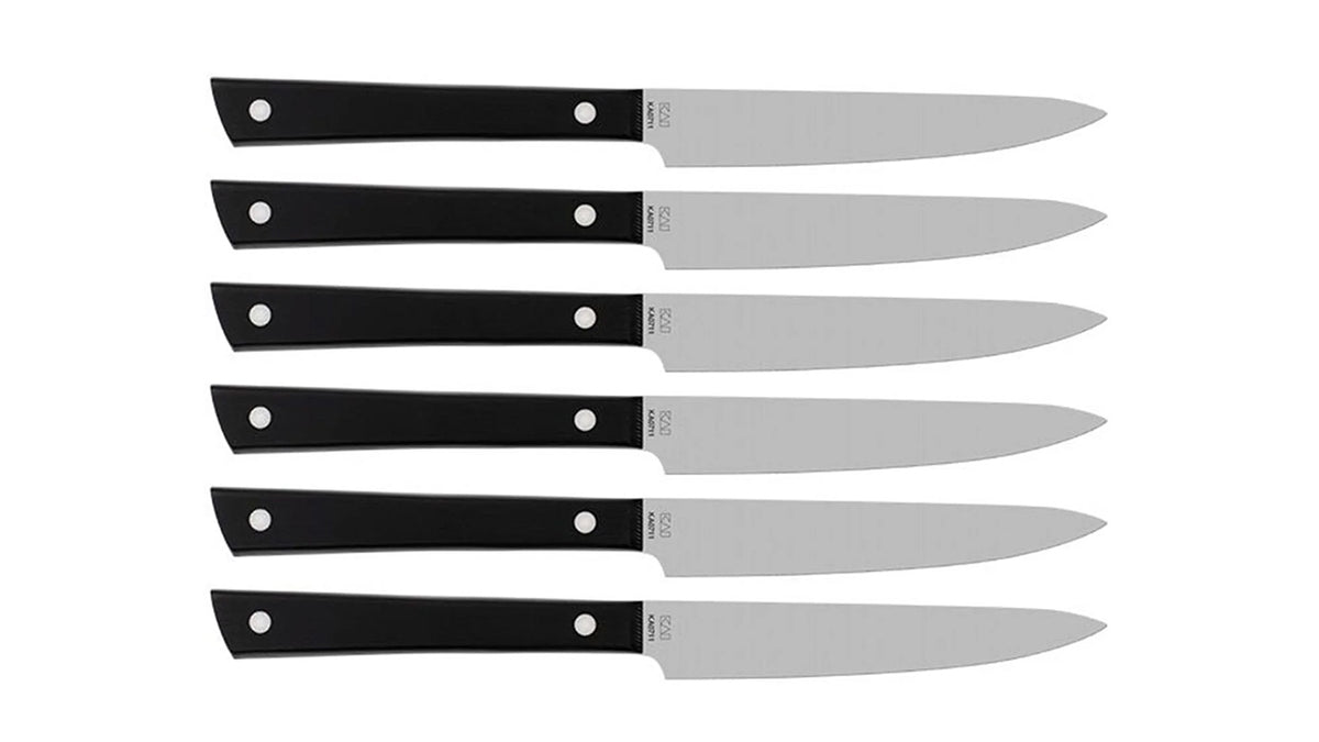 Kai Pro 6pc Steak Knife Set KAS0600 Edgeworks Knife & Supply Co