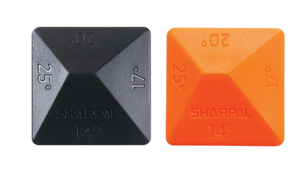 Why Razor Sharpening Pyramids Work Sharpal Pyramid Angle Sharpening Guide SHP196N – Edgeworks Knife ...