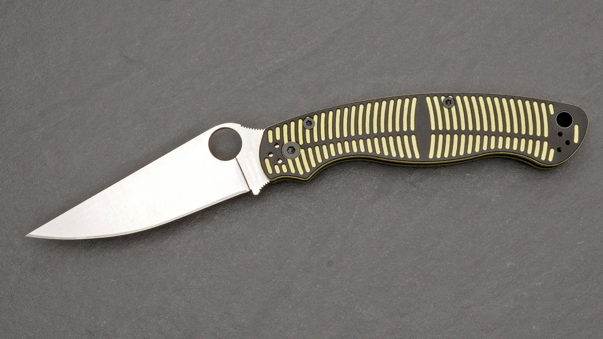 Salt Military 2 MagnaCut Folder, Black/Yellow Textured G-10 Handle C36 ...