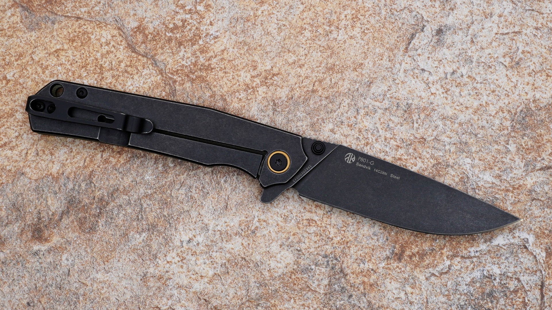 Ruike P801 Flipper, Green G-10 Handle and Blackwash Blade P801-G ...