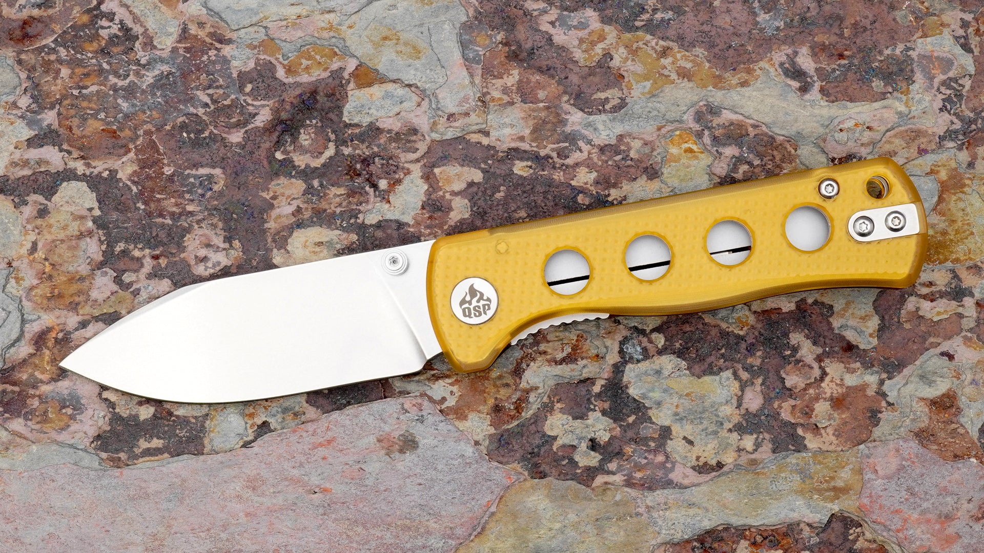 QSP Canary Folder, Ultem Handle QS150-J1 – Edgeworks Knife & Supply Co
